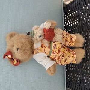 Boyds Bears Plush - "Amber Autumnworth with Lil` Punkin"
